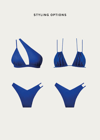 Alicante Cheeky Bikini Bottom | Blue