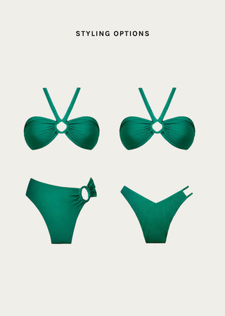 Heraklion Bikini Top | Green
