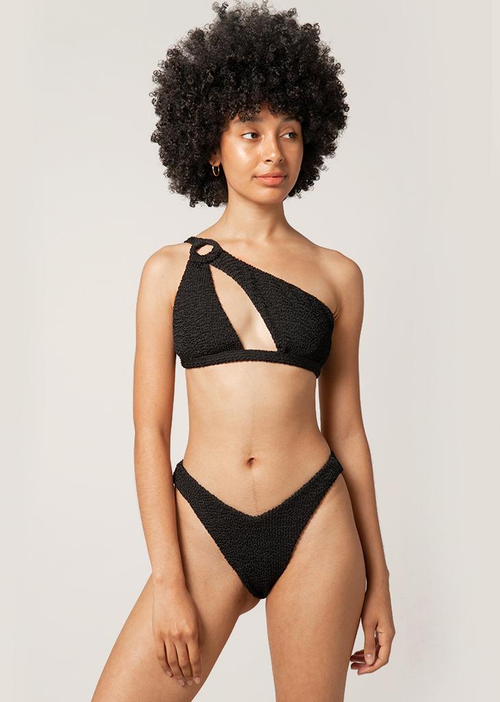Nazaré Brazilian Bikini Höschen | Schwarz